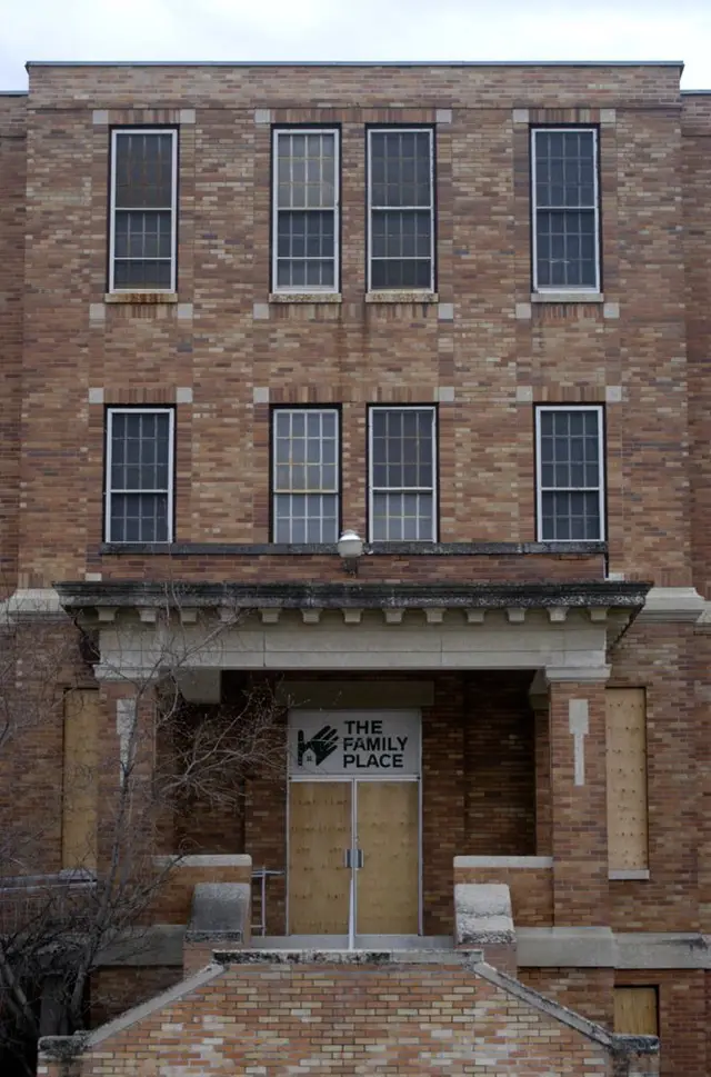 The Family Place entrance, former Weyburn Mental Hospital